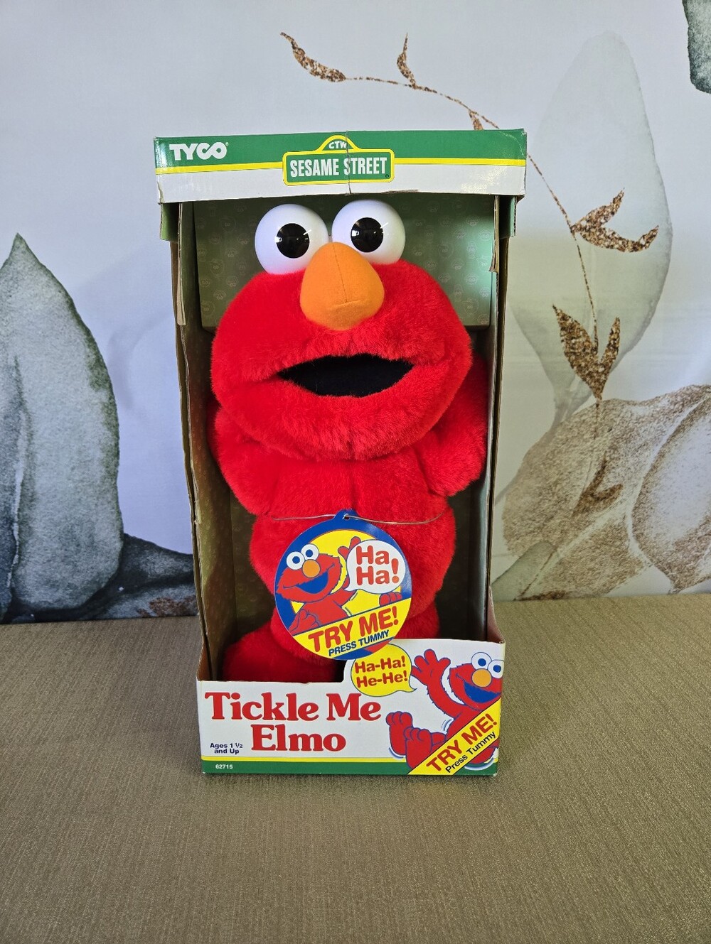 FUNCTIONAL Vintage 1996 Tyco Tickle Me Elmo - Original Sesame Street (62715)